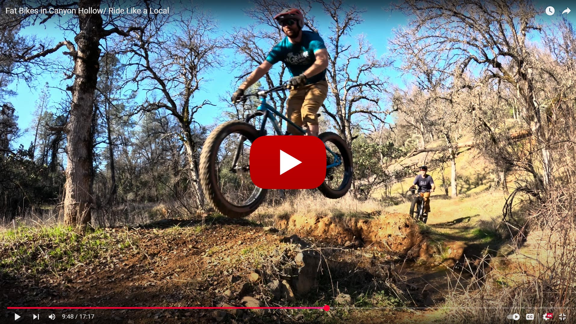 Dan riding the Enticer Flow Trail at Swasey Recreation Park